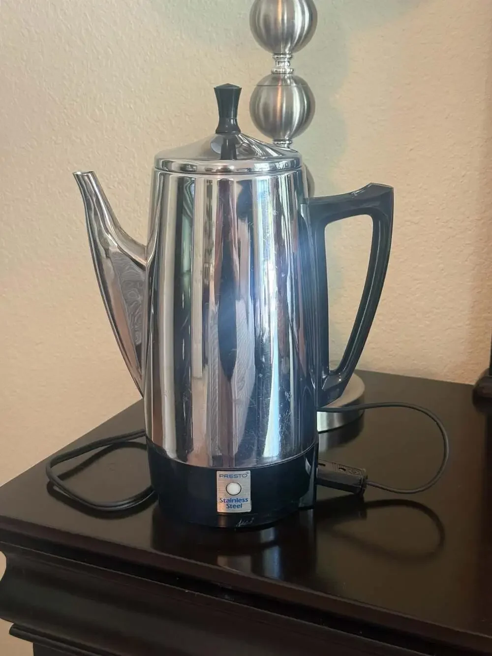 Presto Stainless Steel 12-Cup Electric Percolator Coffee Maker Model 02811